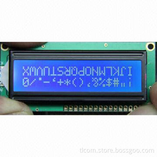 16 x 02 Characters Dot-matrix LCD Module, Measures 80 x 36 x 13mm, Available in Stocks